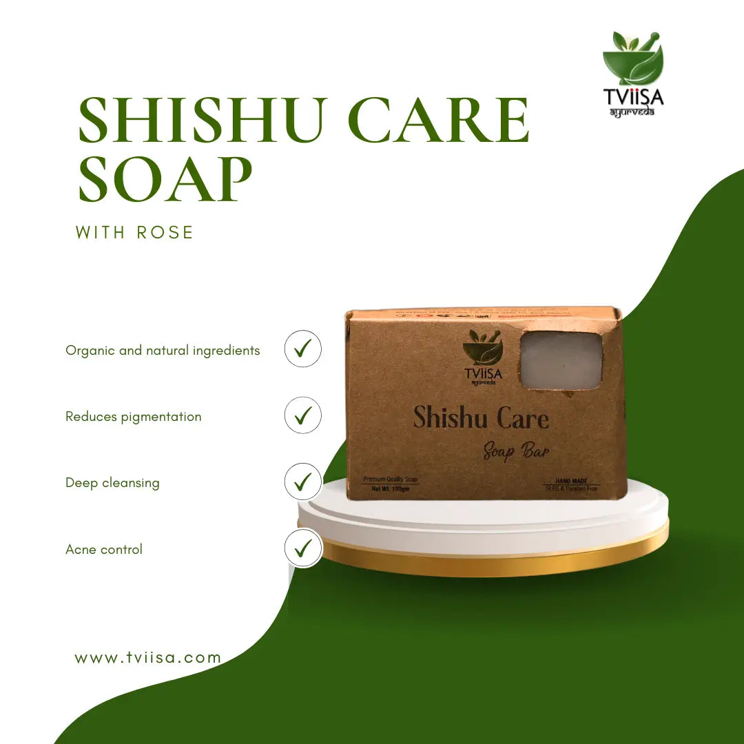 Ubtan Soap for Newborns with Goat Milk & Rose - 100g - Tviisa Ayurveda
