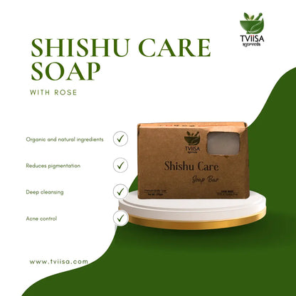 Ubtan Soap for Newborns with Goat Milk & Rose - 100g - Tviisa Ayurveda