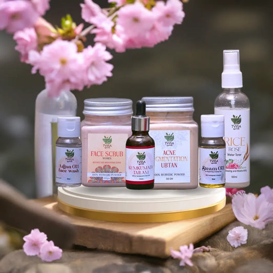 5 Step Acne Exfoliate kit (30% off) Tviisa Ayurveda