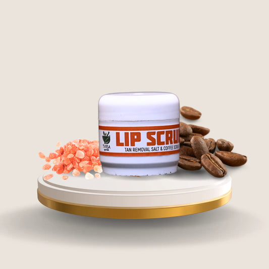 Coffee Lip Scrub – Energizing Exfoliation - 10gm - Tviisa Ayurveda